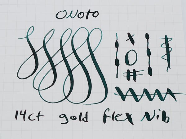 Onoto De La Rue 5601 Fountain Pen (1940s) - Green/Black Marble